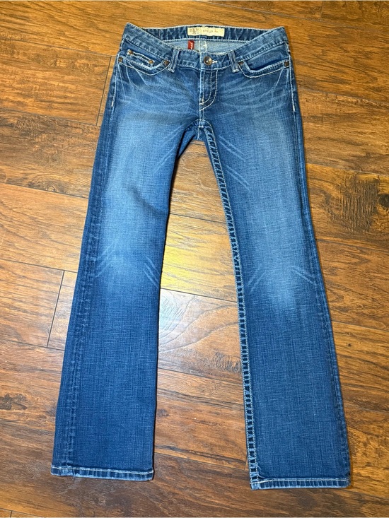 BKE Denim - BKE Stella 2000s Low Rise Bootcut Jeans 30 Inseam Thick Stitch Y2K Western Denim